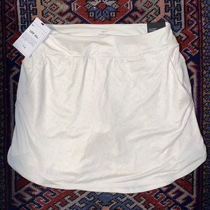 Nike white golf skirt
